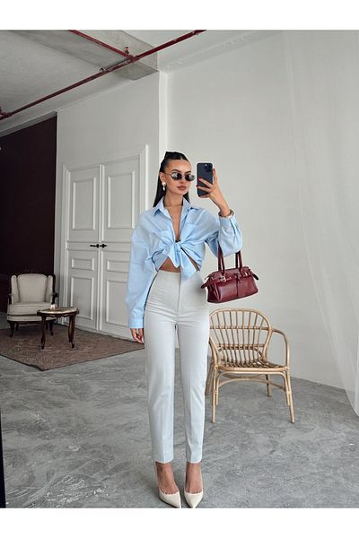 mydukkan.co Polyviscose Trousers with Pens