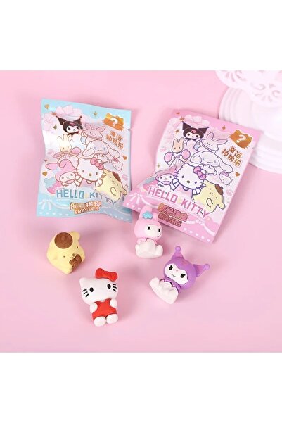EyER Shoping Kawaii Sürpriz Silgi 1 Adet - Minik Silgi - Kuromi , My Melody, ...