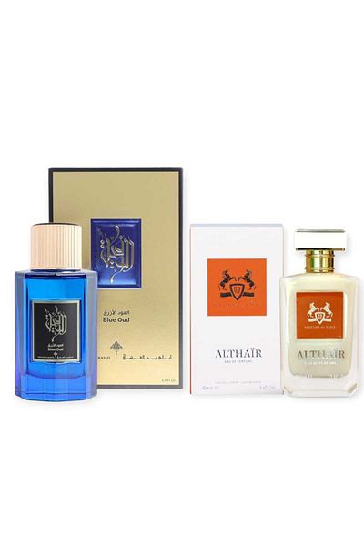 RIVIROSE Ibrahim Al Qurashi Perfume Al Wafia Blue Oud with Thaer Perfume for Unisex - 200 ml - Concentrated
