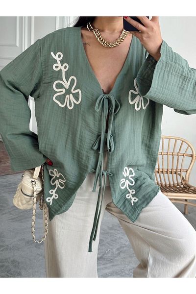 mydukkan.co Embroidered Kimono Set