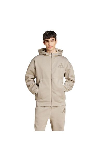 adidas Men's Beige Jacket m Z.N.E. Fz Jc5495