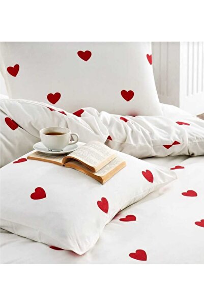 vippazar 10 قطع من كيس وسادة قطني بنمط قلب