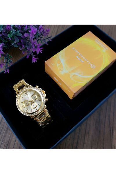 serbestmoda Kol Saat Seti - Parfüm, Kol Saati Özel Kutusunda Sevgiliye Hediye