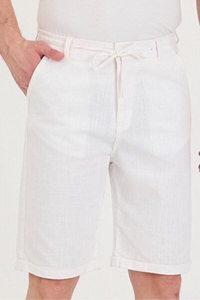 twentyfive25 Ανδρικό λινό σορτς Chino Slim Fit