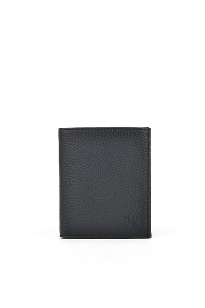 Ziya , Men's Genuine Leather Wallet 1519841 Zdp01 Black