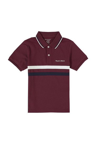 Giordano Kids' Cotton-Lycra Slim Fit Polo