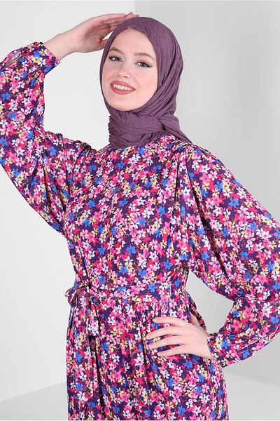 Alvina ROCHIE DE CREPE CU FLOR 43658