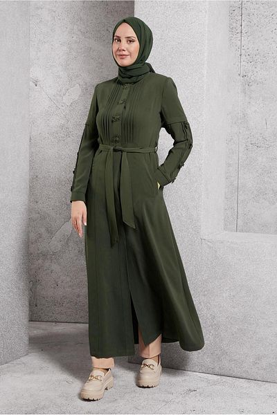 Alvina 10218 Μοντέλο Judge Collar Top Coat