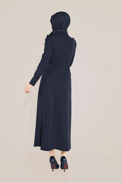 Alvina KARPUZ KOL KEMERLİ ELBİSE 40760