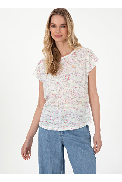 U.S. Polo Assn. U.S. Polo Assn. guler rotund Liliac Femei tricou SODE