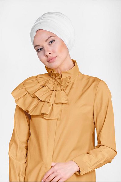 Alvina Coat Detail Cotton Tunic 4399