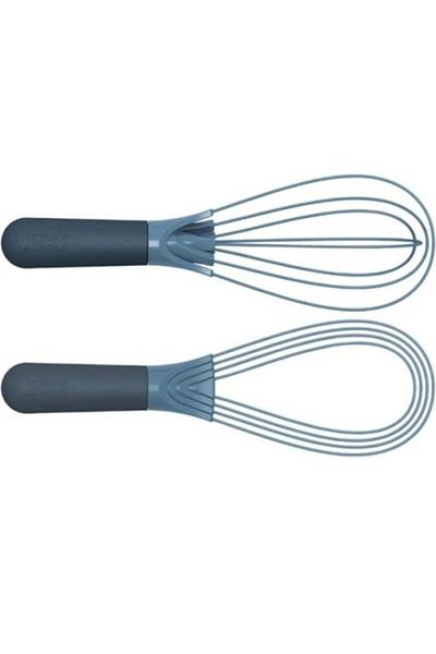 Mu Art Ahşap 2-Function Whisk with Silicone Handle (Balloon and Straight)