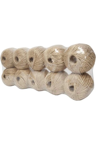 Morpack Πολύχρωμο σχοινί γιούτας 10 τεμάχια 100 γρ