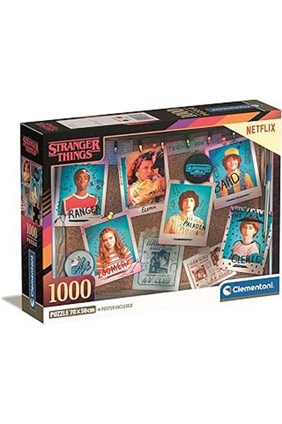 Mu Art Ahşap 1000 Pieces Stranger Things Puzzle 2 (Compact Box)
