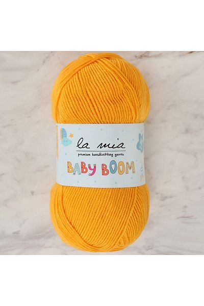 ZAYKA Πλεκτό νήμα La Mia Baby Boom Mustard - 154 - 34123
