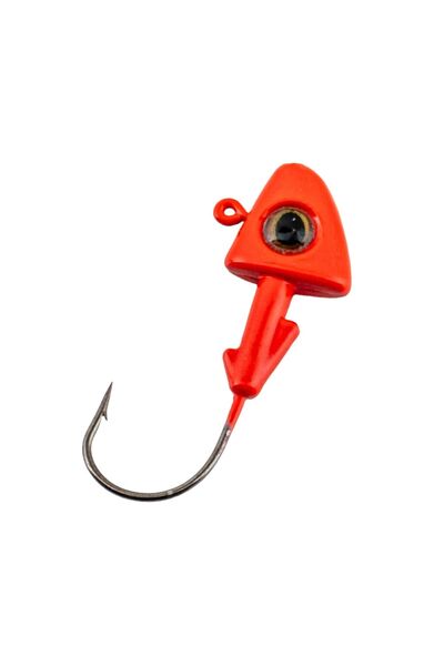 SAVEX Jighead - Zoka - Kurşunlu Olta İğnesi - (XH-A 07) - Kırmızı - 6 Gr