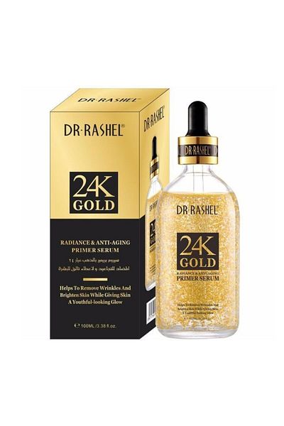 DR.RASHEL 24K Gold Radiance and Anti-Aging Primer Serum, 1 x 100ml