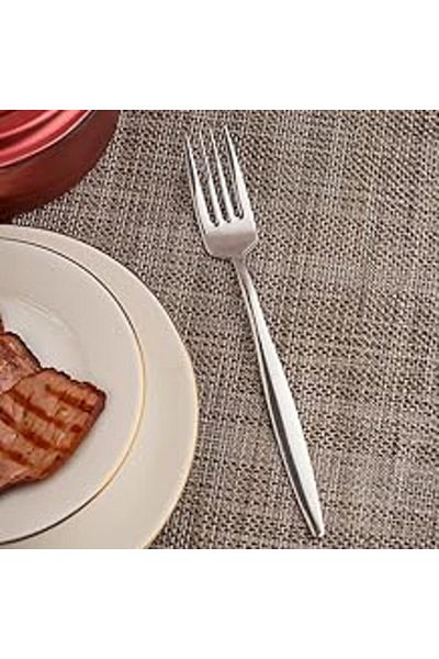 robotrend Porsima Parma 6-Piece Dinner Fork Set, Stainless Steel Dinnerware Set, Dinner Fork, Salad Fork