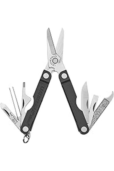 Mu Art Ahşap Leatherman Micra Multipurpose Tool, Multi-Purpose Scissors, Slate