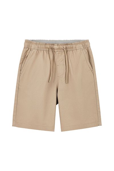 Giordano شورت للأطفال من القطن المائل بخصر مطاطي