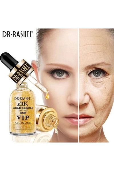 DR.RASHEL 24K Gold Radiance and Anti-Aging Primer Serum, 1 x 100ml