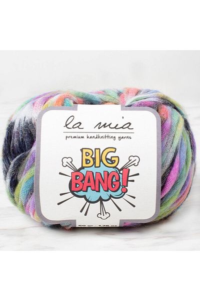 Hobium La Mia Big Bang Marbled Hand Knitting Yarn - Lbb02 - 34232