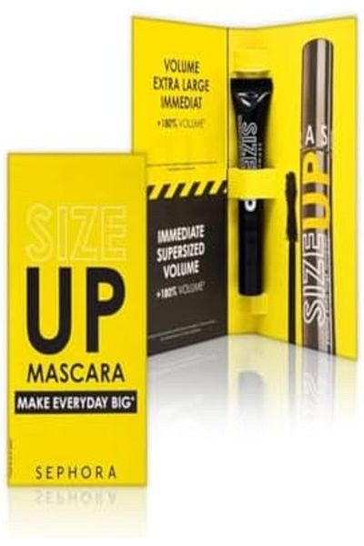 SEPHORA COLLECTION Size Up Mascara Mini - Volumizing Mascara for Full, Defined Lashes - 1.5g