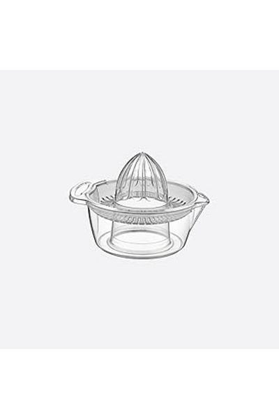Mu Art Orret Home Transparent Crystal Lemon Squeezer, Citrus and Orange Juicing Apparatus, Durable and Stylish Design