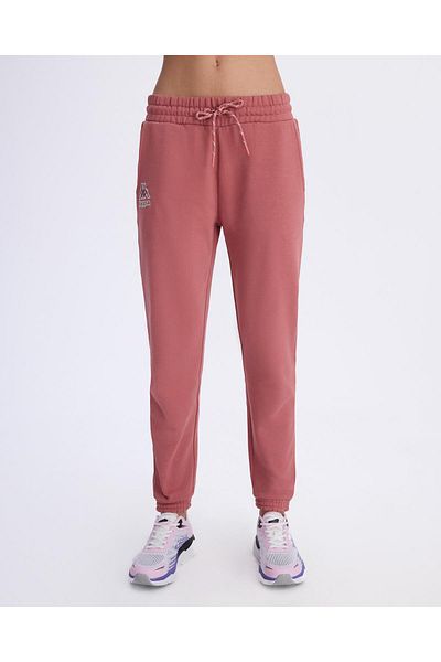 Kappa Logo Fres Tour Women's Dusty Rose Oversize Fit Sweatpants