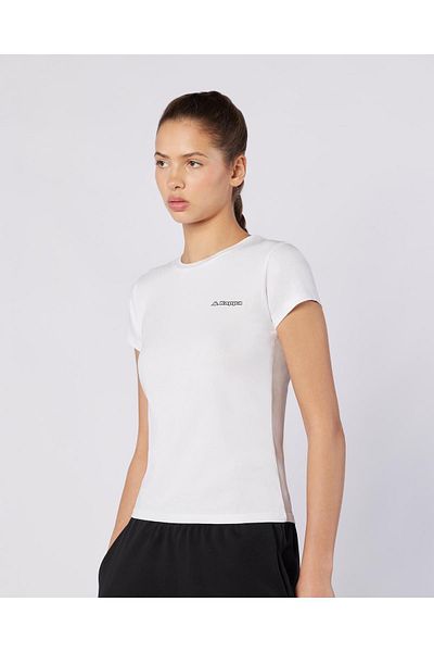 Kappa Logo Jendy Women's White Regular Fit T-Shirt