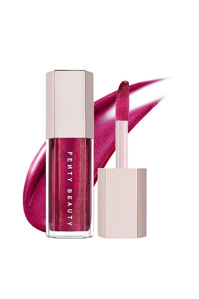 FENTY BEAUTY Gloss Bomb Universal Lip Luminizer – Fuchsia Flex, Shimmering Holographic 9 ml