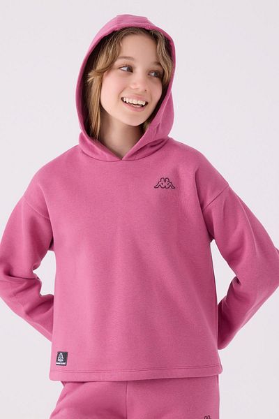 Kappa Delores Girl's Dusty Rose Regular Fit Sweatshirt