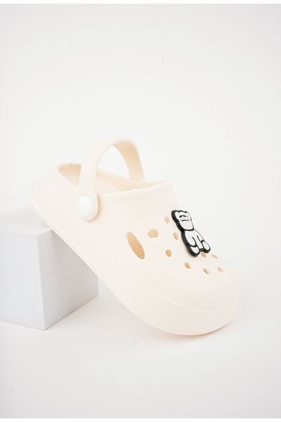 Slipcat Unisex dětské sandály-pantofle s figurální samolepkou