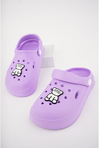 Slipcat Unisex dětské sandály-pantofle s figurální samolepkou