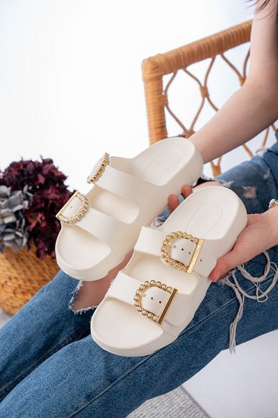 Slipcat Women's Wedge Heel Slippers Orthopedic Daily Slippers Stylish Comfortable Slippers