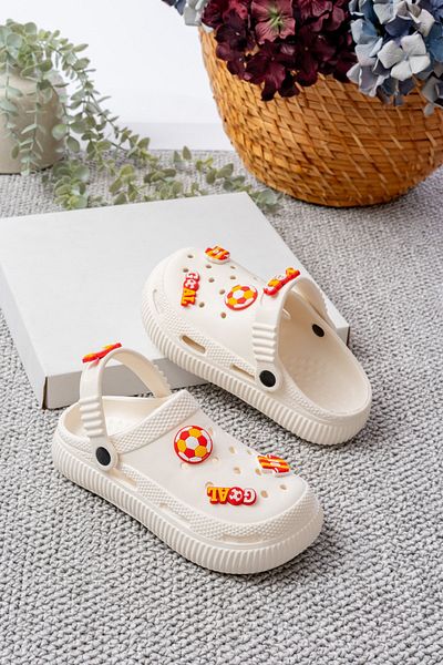 Slipcat Unisex Children's Figured Sticker Sandals-Slippers