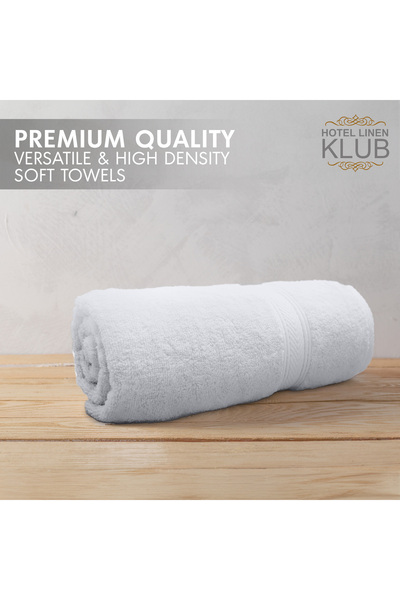 Hotel Linen Klub 600-GSM Cotton Terry Bath Towel Set - Soft & Highly Absorbent, Quick-Dry