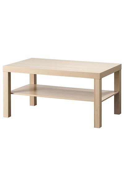IKEA طاولة قهوة بدرجين, بيج,‎90x55 سم‏