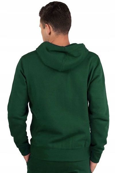 Nike Мъжки суитшърт с качулка Sportswear с цип и зелена качулка