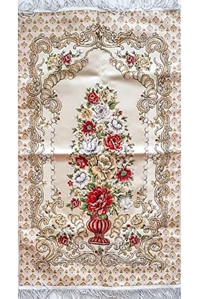 Generic Soft And Silky Prayer Mat 2mm Thickness. Ultra Soft Luxury Islamic Praying Rug