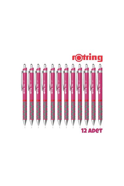 Rotring Tikky Rd Versatil Pen 0.7mm Pink 12 Pack