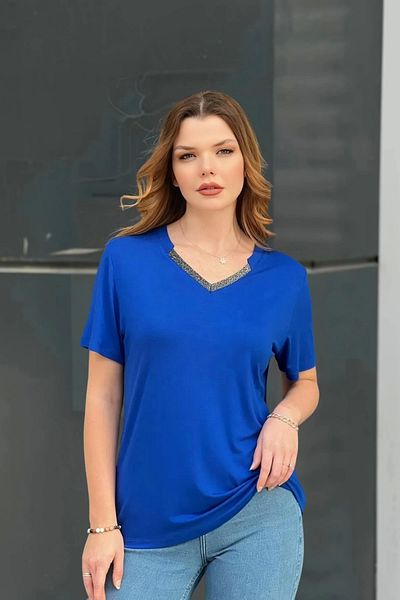 aytemas Glitter Detailed Collar - Blouse