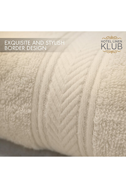 Hotel Linen Klub 600-GSM Cotton Terry Bath Towel Set - Soft & Highly Absorbent, Quick-Dry