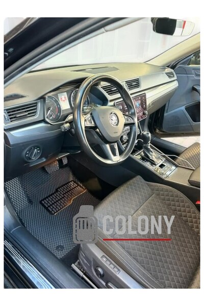 COLONY Skoda Superb Hücreli Premium Eva Paspas Seti Tam Set Paspas Takımı