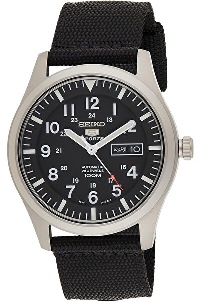 Seiko SEIKO Men's Quartz Watch, Analog Display and Nylon Strap SNZG15K1