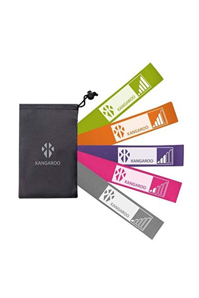 KANGAROO Resistance Band Set, 5 Levels, 30 x 5 cm