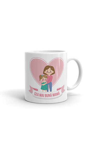 OEM Cana albă personalizată „Best Mom”, INOVATIX®. 330 ml
