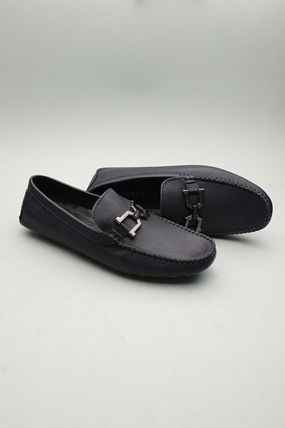 Gondol Loafer clasic pentru bărbați din piele naturală bleumarin 41 ttx. 601151