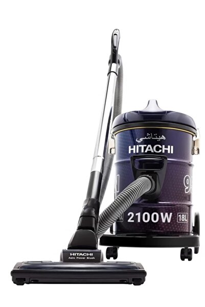 HITACHI مكنسة كهربائية سعة 18 لتر، 2100 واط، لون أزرق - Cv-955nblgsa