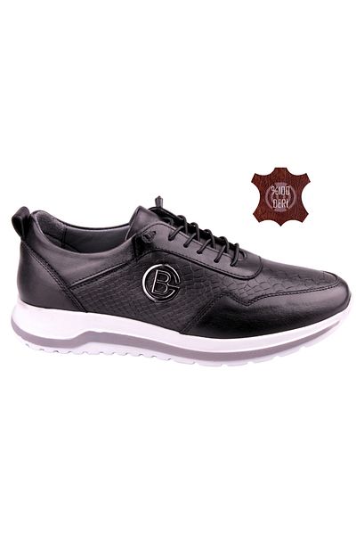 DETECTOR Genuine Leather • Special Textured Design • Orthopedic Ultra Light Men's Shoes (Premium Series)